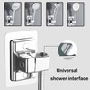 Jidyllic Shower Head Holder Replacement,360°Adjustable Angle Shower Holder Strong Paste
