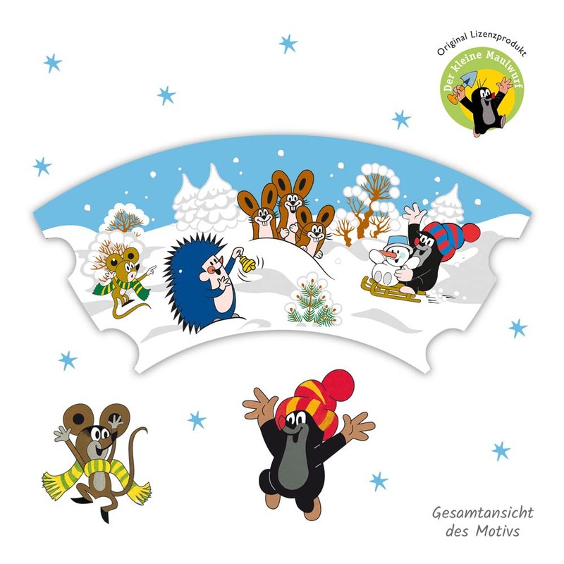 Trötsch Verlag Der kleine Maulwurf Sammeltasse Winter: Kaffeetasse, 300 ml,