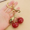 Auony Glitter Cherry Bag Charm, Cherry Keychain Accessory Purse Charm