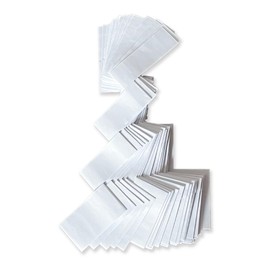 Set of 40 Paper Tapes, Approx. 7.1 inches (18 cm), White Dare Kamidare, Shimenawa, Shimenawa, Village of Kamidana