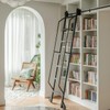 KINMADE Rolling Library Ladder Hardware Kit, 4FT Extension Kit