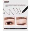 LYSdefeu Gel Eyeliner-1Pcs Brown Gel Eyeliner with Sharpener, Smudge Proof