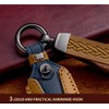 ontto Leather Car Key fob Cover fit for Toyota Auris