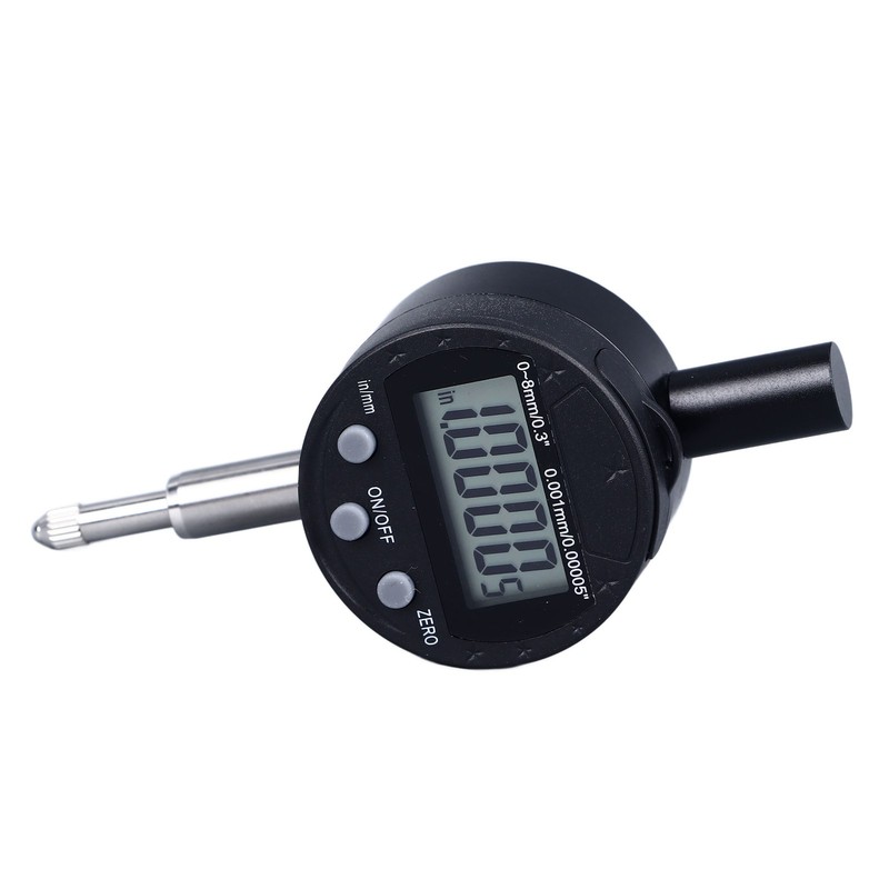 Dial Indicator Digital Display 0.00005in/0.001mm Resolution 0 to 8mm Range
