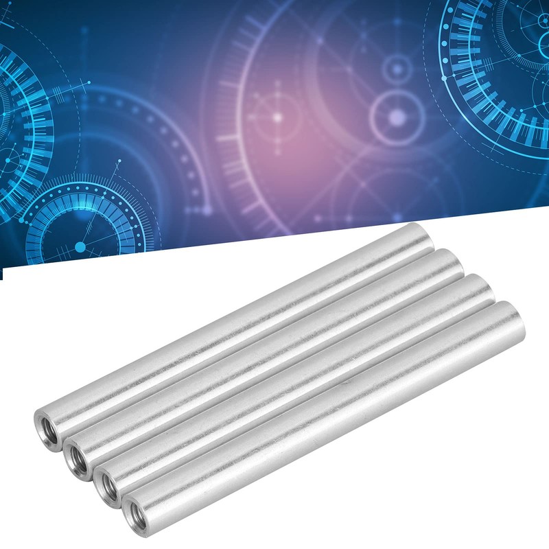 4Pcs Standoff Round Aluminum Tube Extension Support, 60mm Length, M4