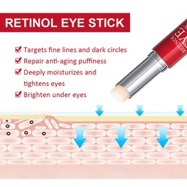 Retinol Eye Stick, Retinol Eye Cream, Eye Balm Stick, Eye Cream for Puffiness, Retinol Eye Cream for Dark Circles, Eye Brightener Stick for Dark Circles, Smoothens Wrinkle Eye Cream