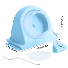 Colexy Electric Bead Spinner Clay Beads Spinner Blue Bead Spinner Clay Beads Spinner Set Quick Bead Machine with 2 Beading Needles for DIY Bracelets, Necklaces, Jewellery Making