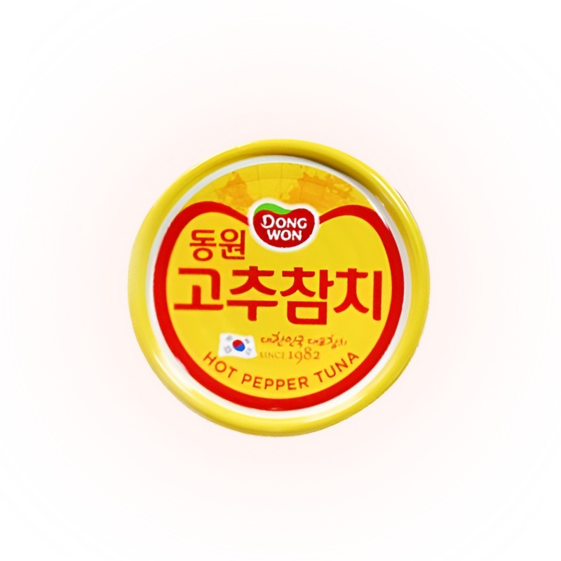 4 Dongwon half and half tuna fillets, 4 peppers /