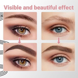 Generic 2024 New Magic Eyebrow Pencil, 2pcs 3D Waterproof Microblading Eyebrow Pencil Contouring Pen, 4-Tipped Precise Brow Pen, Long-Lasting Natural Fine Stroke Eyebrow Pencil