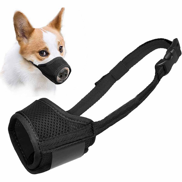 RSYHVG Dog Muzzle Breathable Mesh and Durable Nylon Dog Muzzle