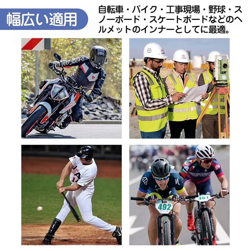 Helmet Inner Pad, Liner, Interior Pad, Coolmax Material, Sweat Absorbent,