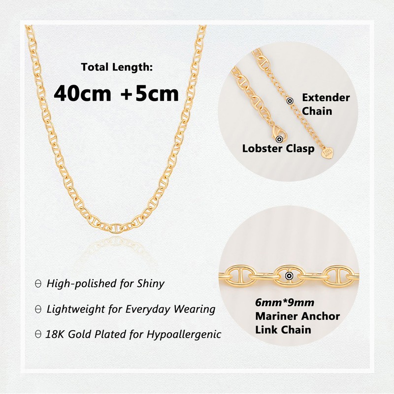 KOOUNUATA Delicate 18K Gold Fashion Choker Necklace Short Adjustable Layering