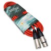 keepdrum Microphone Cable Red 10 m XLR Female XLR Male
