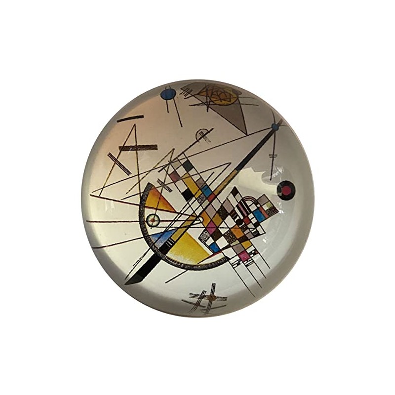 Parastone Kandinsky Paperweight Glass Dome Modern PKAN1
