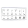 270pcs O Ring Anillos De Hule Alta Duración Universal Coche