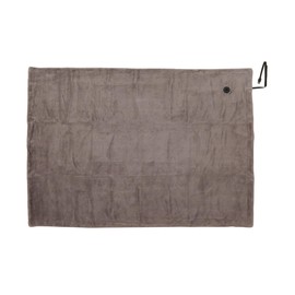 MUJI MJ-UBL11DBE/84390876 Washable USB Blanket, Dark Beige, Width 43.3 x Depth 31.5 inches (80 cm)