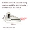 Hisew- Leather Stitching Punch Aid Plate, for Pulling up Pricking