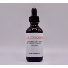 Acne Conquered Black Walnut Hull Tincture — 2 oz., 4 oz., 8 oz., 16 oz., and 32 oz. - 4 oz.
