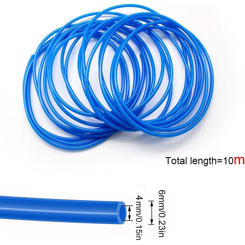 Air Hose, 6 mm Outer x 4 mm Inner Pneumatic