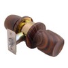 High Logic Cylindrical Grip Ball for Private Rooms and Passages, Keyless, Wood Grain