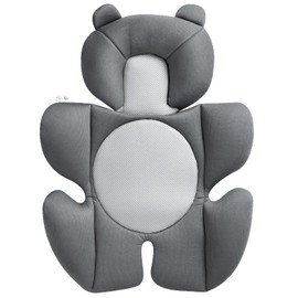 Storchenbeck Baby Car Seat Cushion Car Seat Insert Seat Covers Universal for Pushchair Car Seat High Chair (Grey)