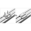 Kamtop Hinge Aluminium Profile Door Folding Hinge 2 x 4040
