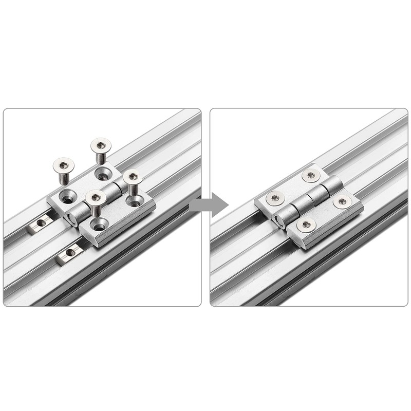 Kamtop Hinge Aluminium Profile Door Folding Hinge 2 x 4040