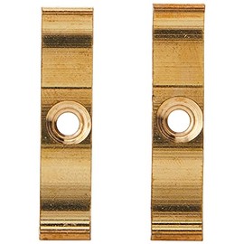 Merriway BH02317 (2 Pcs) Turn Button Granny Catch, 38mm (1.1/2 inch) Solid Brass - Pack of 2 Pieces