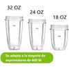Cuchilla Mezcladora，Compatible con Licuadoras de 600W (forma de cruz)