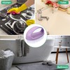 PATIKIL Laundry Scrub Brush Cleaning Brush with D Handle Purple