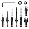 EZARC 10 pcs 1/4 inch (6.35 mm) Punching Hole Countersunk
