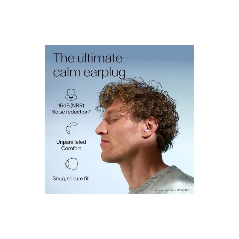 Alpine Silence Tapones de Oídos para Dormir, Viajar y Concentración