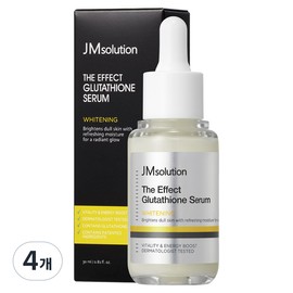 JM Solution The Effect Glutathione Whitening Serum, 4 pieces, 30ml / 제이엠솔루션 더 이펙트 글루타치온 미백 세럼, 4개, 30ml