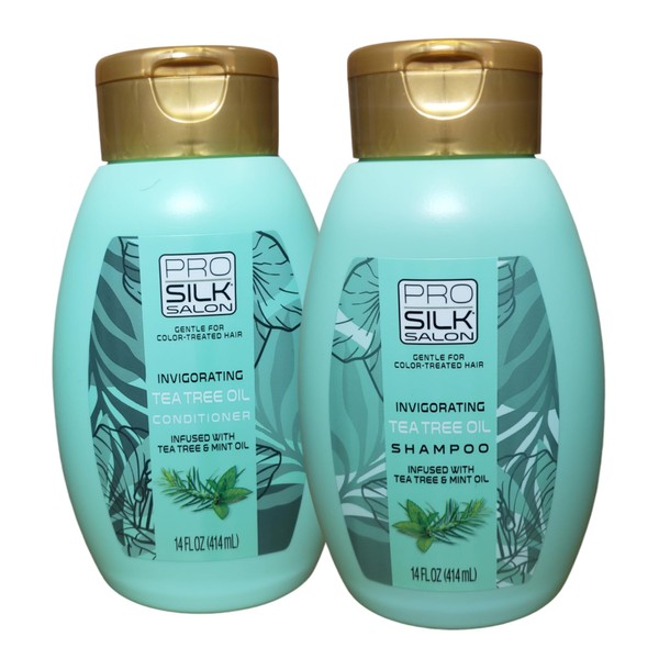 Pro Silk Shampoo and Conditioner infused with Tea Tree &