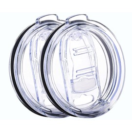 30 oz Tumbler Replacement Lid - Compatible with YETI 30 oz Tumbler, 14 oz Mug, 35 oz Straw Mug and Old Style RTIC, 2 Pack Travel Spill Proof Cup Lids