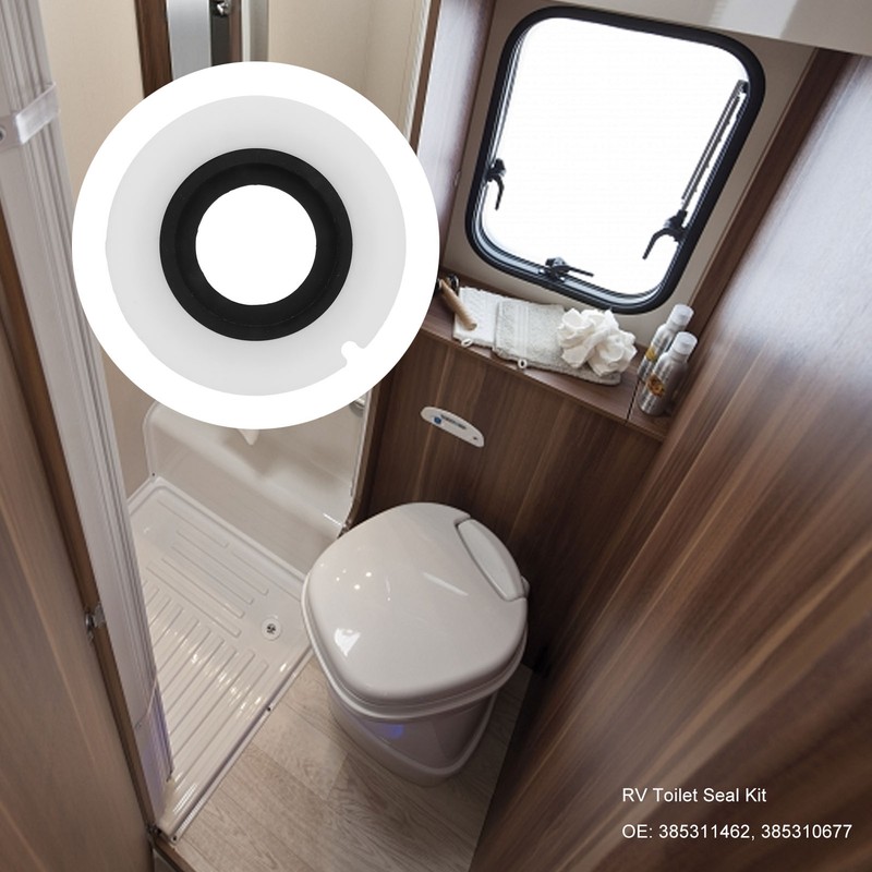 RV Toilet Seal Kit Rubber High Toughness Perfect Sealing 385311462