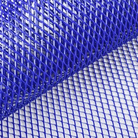 AggAuto Universal 40"x13" Car Grill Mesh - Aluminum Alloy Automotive Grille Insert Bumper Rhombic Hole 6x12mm, One of the Most Multifunctional Shape Grids Blue