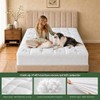 2 Inch Mattress Topper Queen - Viscose Derived from Bamboo,White