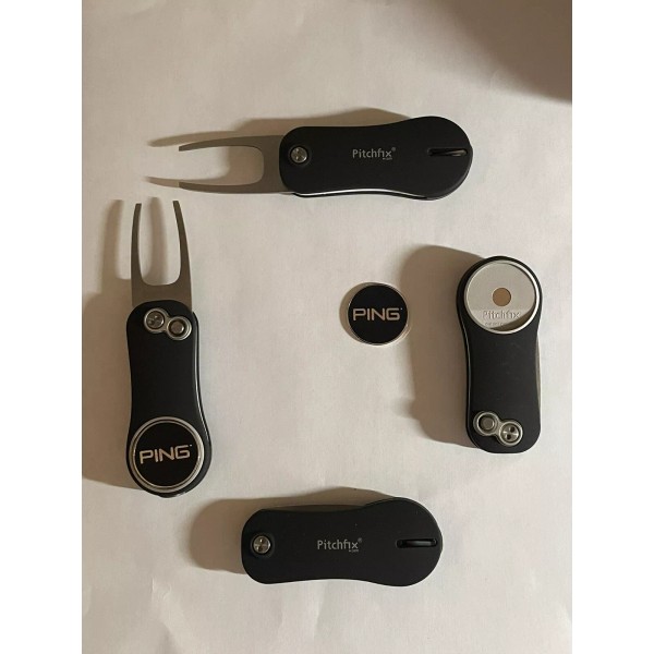 1" PING Coin Style Golf Marker (1) Pitchfix Golf Switchblade