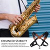 Musiin Saxophone Double Strap Universal Adjustable Padded Back Strap for