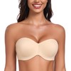 DotVol Women's Strapless Bra Full Support for Large Breast Underwire