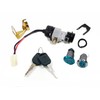 2 Wire 3 Position Ignition Key Switch with Handlebar Lock