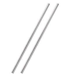 TA-VIGOR 2Pcs 5mm x 300mm Stainless Steel Round Rods, Metal Solid Round Shaft Rods Lathe Bar Stock for DIY Crafts Car Helicopter Airplane Model