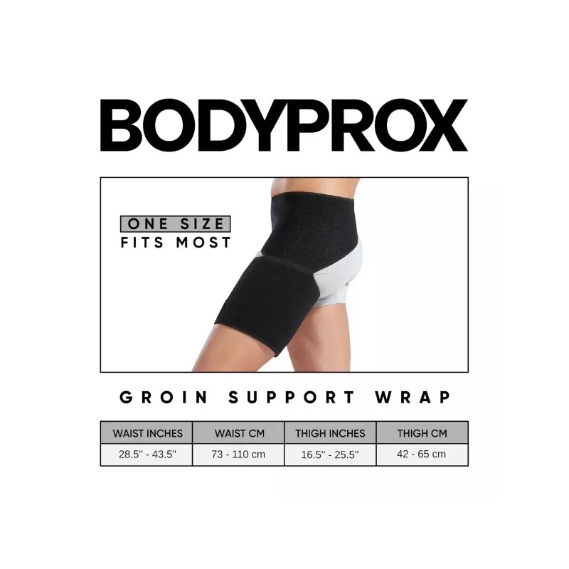 Bodyprox 바디프록스 사타구니 랩 고관절 햄스트링 허벅지 및 좌골 신경