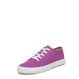 Vionic Oasis Women's Casual Canvas Lace Up Comfort Shoe Wild Berry - 6 Medium