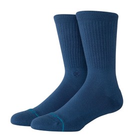 Stance Icon Crew Socks (Large, Dark Royal)