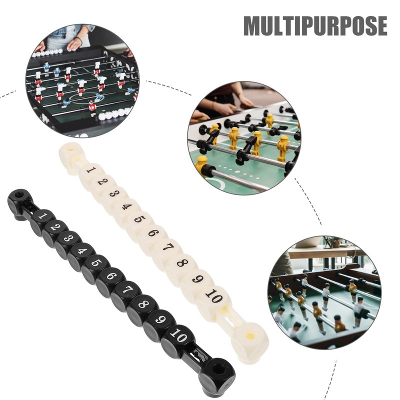 Kisangel 2pcs Foosball Scoring Counters 10 Numbers Scoring Score Counter