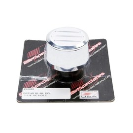Billet Specialties Breather, Ball Milled 1 1/4” Valve Cover Hole Polished