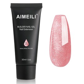 AIMEILI Poly Nail Extension Gel Builder Nail Gel Hema Free Poly Nail Enhancement Nail Art Design DIY Salon Nail At Home Gift for Women Nail Gel - 070