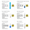Haisstronica 8PCS Rapid Replace Ratchet Crimping Tool Set with Pressure